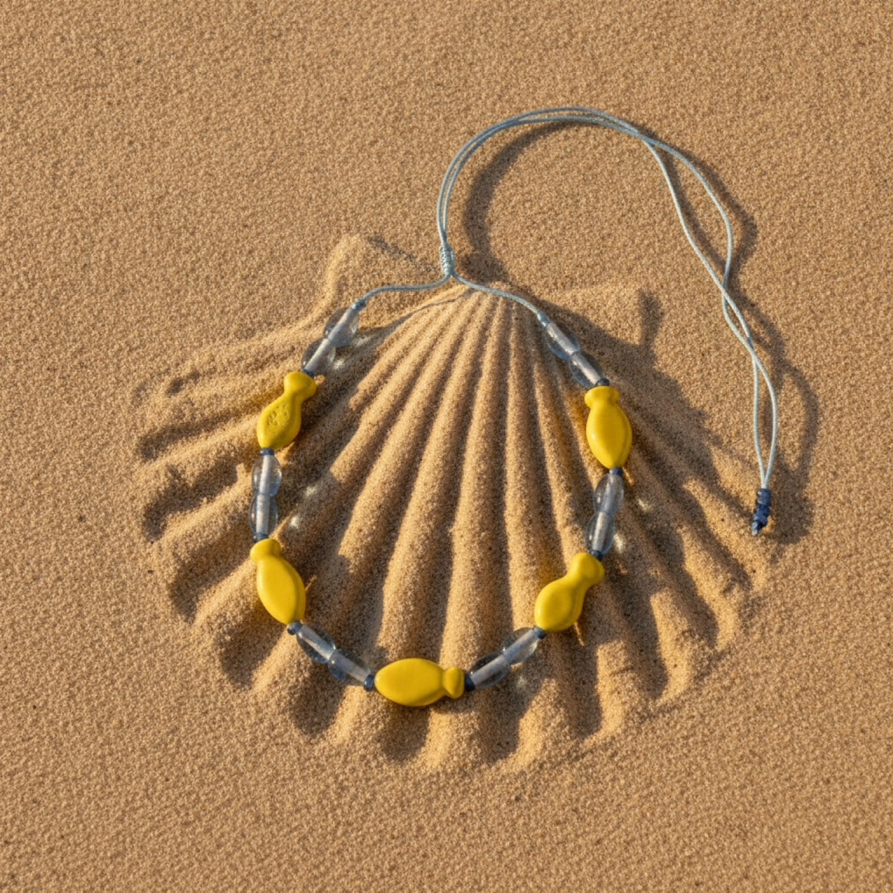 Stripes & Fishies - Yellow