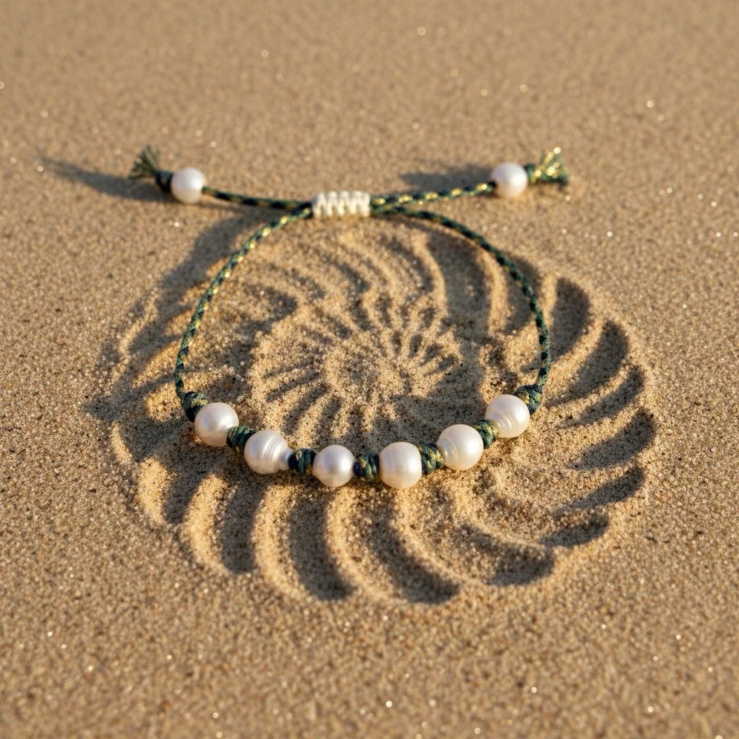 Pearl Knots - Blue & Teal