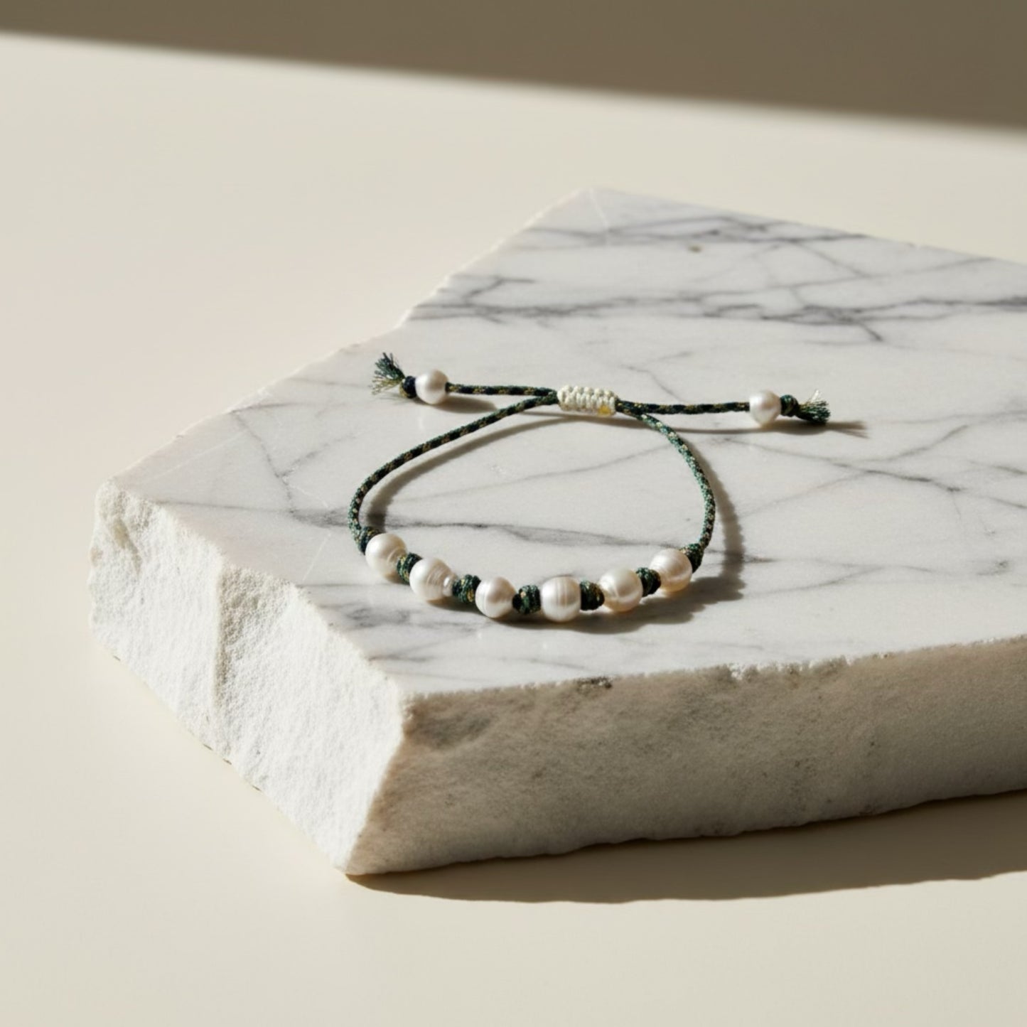 Pearl Knots - Blue & Teal