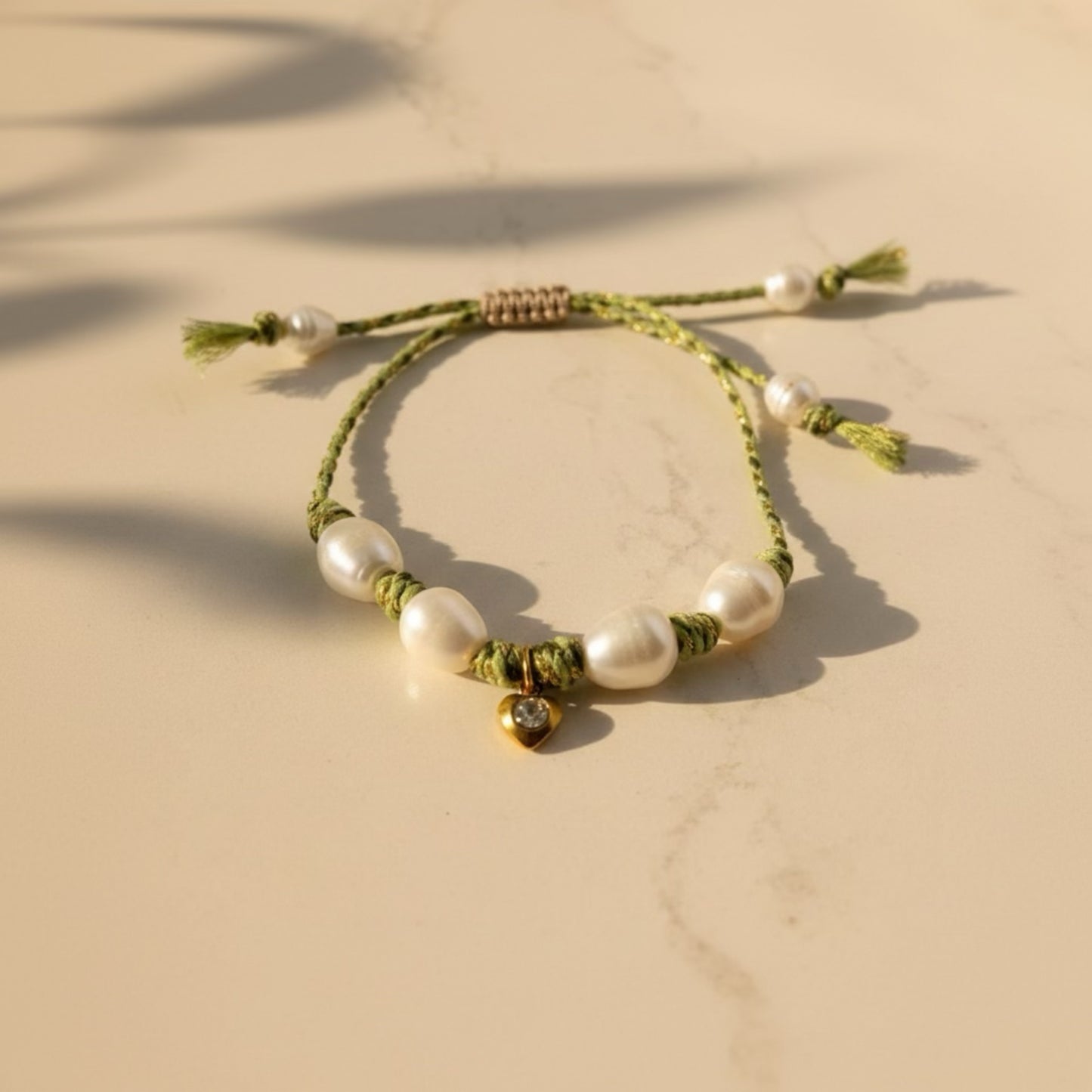 Large Pearl Knots - Green