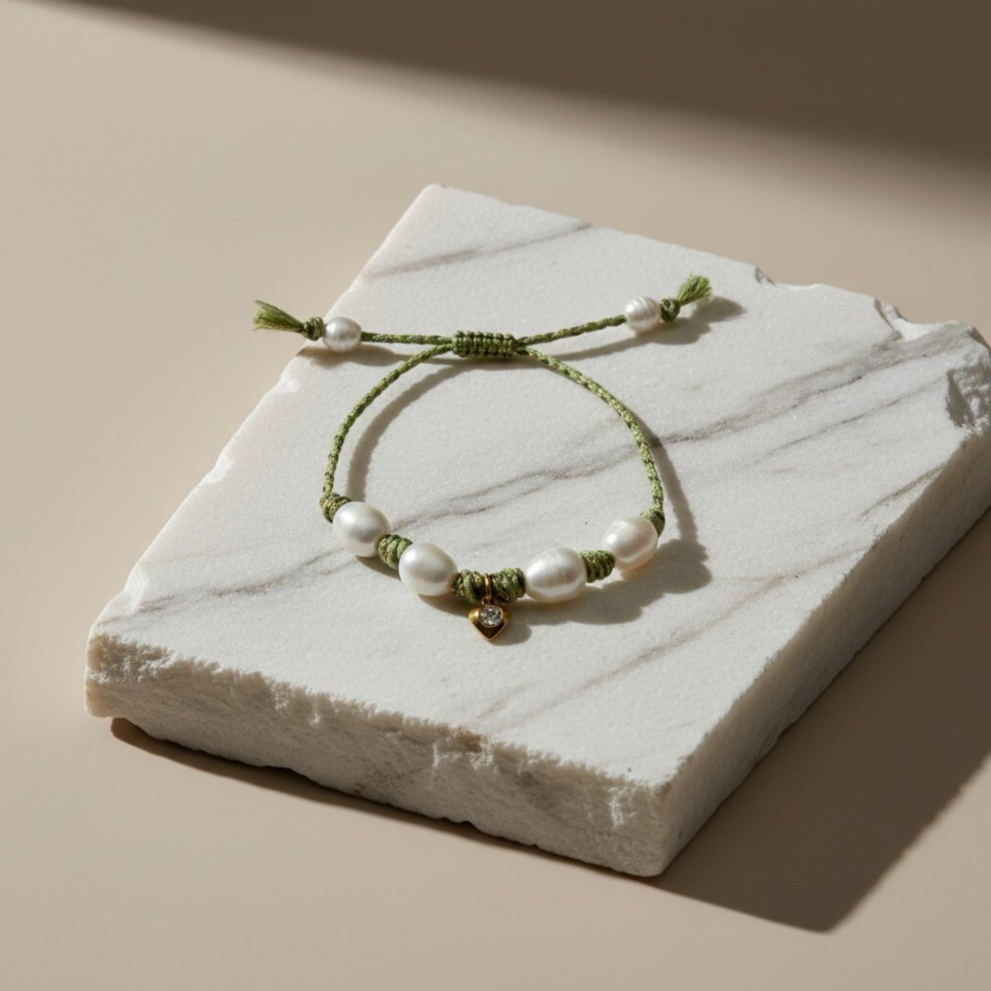 Large Pearl Knots - Green