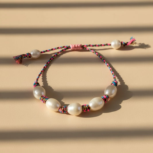 Large Pearl Knots - Pink