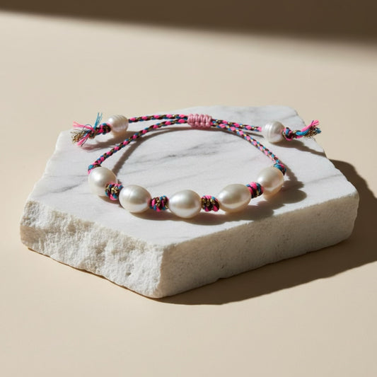 Large Pearl Knots - Pink