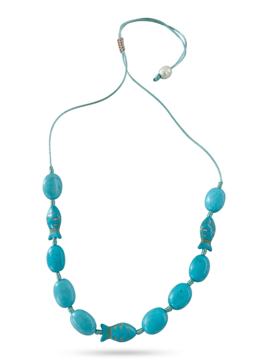 Turquoise Knotted Fishies